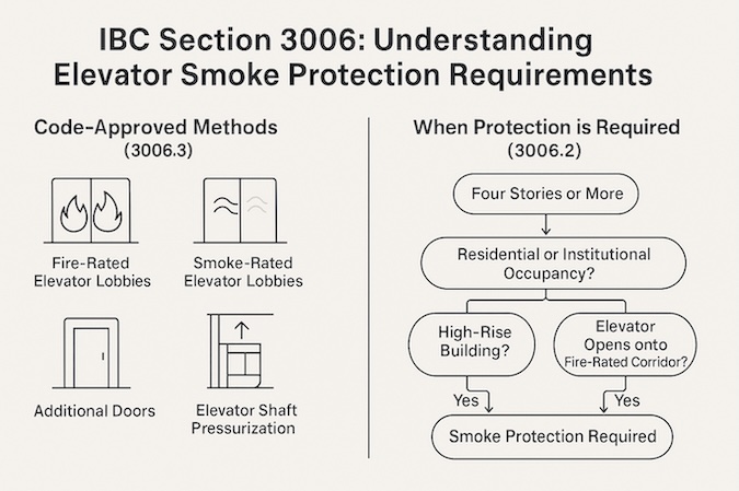IBC Section 3006: Elevator Smoke Protection Requirements
